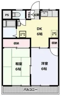 ガーデンハイツイズミ【2階】の間取り