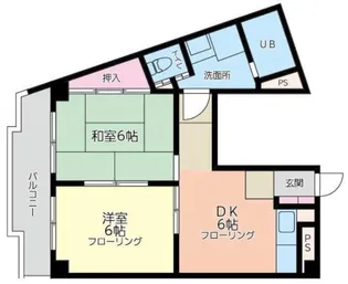 サンフォレスト梶ヶ谷【2階】の間取り