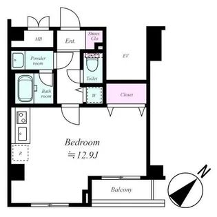 コンフォラス千石【7階】の間取り