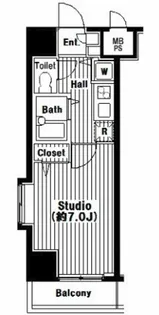 1Kの間取り画像
