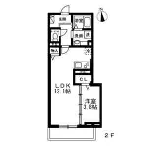 Fortuna(フォルトゥーナ)【2階】の間取り