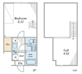 アザーレ・プラネ金井ヶ丘【1階】の間取り