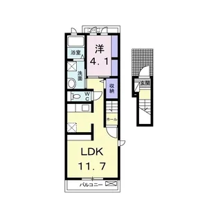 ポニート カノン【2階】の間取り