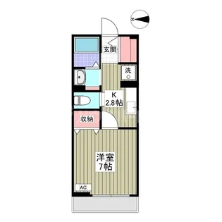 埼玉県さいたま市北区日進町3【アパート】の間取り