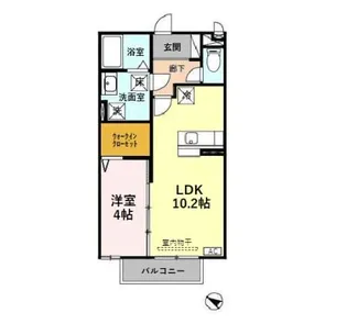 リベルテ6【1階】の間取り