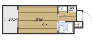 朝日プラザ上之園502号【5階】の間取り