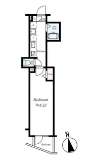 TRADIS NIPPORI.S【6階】の間取り