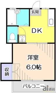東京都練馬区南田中4【アパート】の間取り