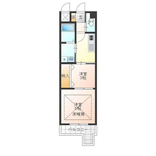 サンハピネス【1階】の間取り