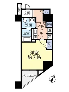 東京都練馬区桜台2【マンション】の間取り