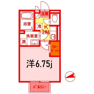 アルム横浜【2階】の間取り