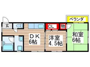 カルムメゾン【2階】の間取り