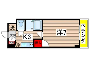 フルリ-ル沖西【3階】の間取り