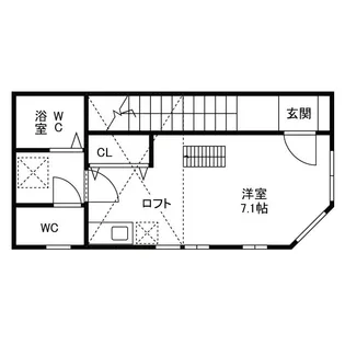 スカイレジデンス向島【2階】の間取り