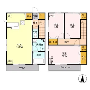 グレースファンタジア Iの間取り