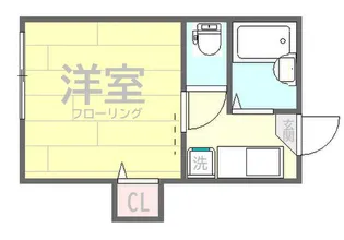 アズーロ綱島【1階】の間取り