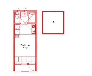 カーサヴァリエッタ岸谷【1階】の間取り