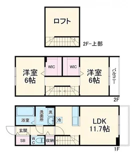 グランルーチェ【1階】の間取り