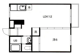 メゾン・マリクレール【1階】の間取り