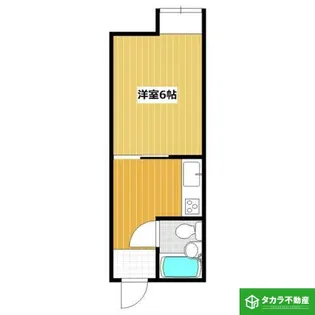 アベニール大分【1階】の間取り