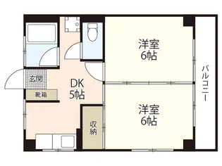 美和ビル【4階】の間取り