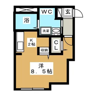 Prestige Sapporo【4階】の間取り