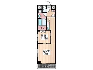 第5メゾン舟入本町【7階】の間取り