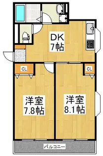 ファーストアオキ【3階】の間取り