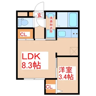 LUSSO【3階】の間取り
