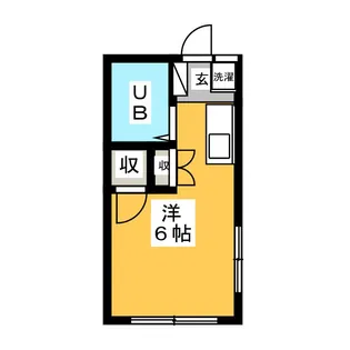 善行コーポ【1階】の間取り