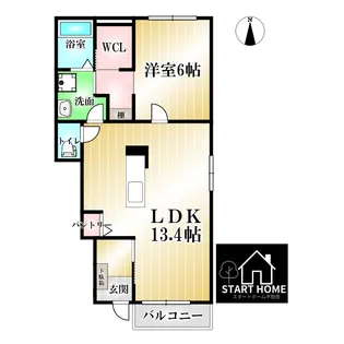 ルミナス名東II【1階】の間取り