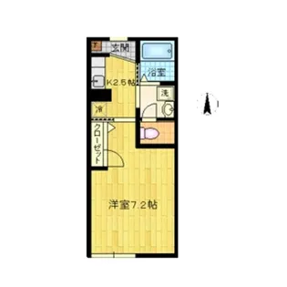 ラ・パルファン【1階】の間取り