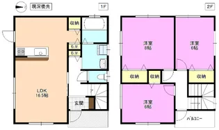 長野県松本市沢村2【一戸建】の間取り