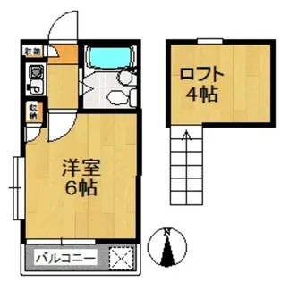 ホワイトハイツ豊島 A棟【1階】の間取り