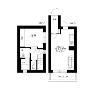 東京都文京区白山1【マンション】の間取り