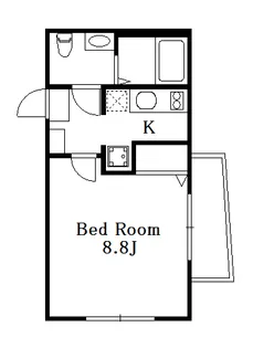 アンベリール吉祥寺EAST【3階】の間取り