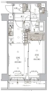 メインステージ浮間舟渡【4階】の間取り