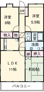 柏葉ビル【4階】の間取り