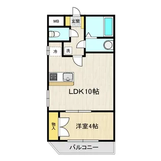 パレスジョージタウン【3階】の間取り