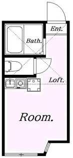ユナイト新町レモンド【2階】の間取り