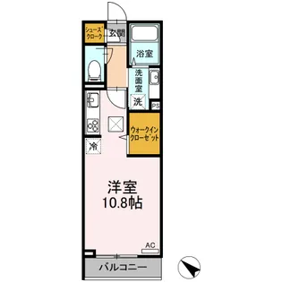 東京都日野市豊田3【アパート】の間取り