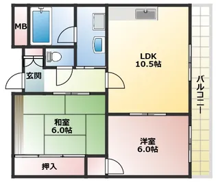 ウノ・ディアマンテ【4階】の間取り