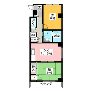 アーバンレジデンス【4階】の間取り