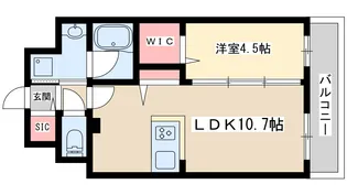 ザ・テラス吹田UH【4階】の間取り