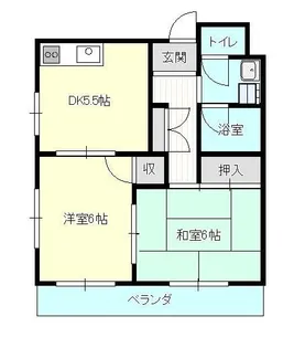 KODAヒルズ戸田【2階】の間取り