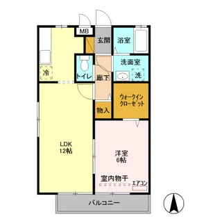 プリマベーラ【1階】の間取り