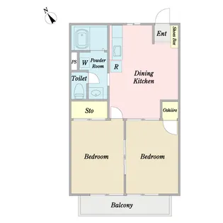 アーバンハイツA【2階】の間取り