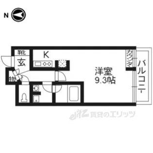 アーバネックス北大路【4階】の間取り