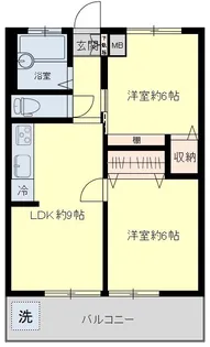 コーポ中野【4階】の間取り