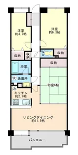 ベルパーク八千代F【3階】の間取り